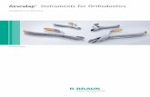 Aesculap Instruments for Orthodontics - andreamannocci.com · 3 Instruments for Orthodontics It is not only the materials and workmanship that determine the quality of instruments.