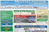 Blumen-Eggers - Wathlinger Bote online ·  Samtgemeinde Wathlingen Das offizielle amtliche Mitteilungsblatt für die Samtgemeinde Wathlingen Tel. 0 51 44 / 49 59 880
