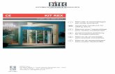 GB F D KIT REX - Uwe Niehaus · Manuale di assemblaggio ... Couvercle serre-câbles Platine de ﬁxation composants Couple projecteur récepteur CelPR ... KIT REX - IP1837 4