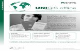 UNIGIS offline · von GIS Kenntnissen auf Basisniveau („Identify, find and choose objects interactively“, „Understand the representa-tion of the real world via a vector model.“,