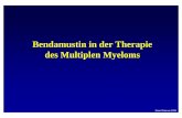 Bendamustin in der Therapie des Multiplen Myelomsnhl-info.de/media/MM_Benda_Daten_Feb_2006.pdf · Bendamustin – neue Erkenntnisse zum Wirkmechanismus • Bendamustin hat ein einzigartiges