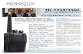 TK-2360/3360 - kasc.kenwood.com · 5-Ton MDC-1200 Option* notFallFunKtion Für den Einsatz in speziellen Bereichen kann die AUX-Taste so programmiert werden, dass man über sie ...
