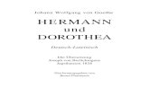 Johann Wolfgang von Goethe HERMANN und - pantoia.de · »Hermann und Dorothea, von Goethe. In’s Lateinische übersetzt von Joseph, Grafen von Berlichingen, Jagsthausen 1828.« Frontispiz:
