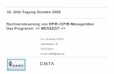 32. GHz-Tagung Dorsten 2009 Rechnersteuerung von HPIB ...dj6ta.darc.de/dateien/messzeit_2009.pdf · Rechnersteuerung von HPIB-/GPIB-Messgeräten Das Programm >> MESSZEIT