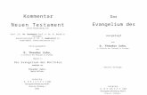 Kommentar zum Neuen Testament - Band 01info2.sermon-online.com/german/TheodorZahn/Kommentar_Zum... · Web viewden Gang ihrer Entwicklung, 1864 (beinah unveränderter Neu druck 1901).