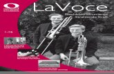 LaVoce - Hochschule für Musik Nürnberg · tronik und Instrumente (komponiert und aufgeführt von Studierenden der Kompo-sitionsabteilung der Academy of Perfor-ming Arts, Prag, unter