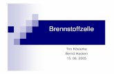 Tim Kösterke Bernd Hasken 15. 06. 2005 - Universität ... · Sulzer Hexis SOFC Modul für Einfamilienhäuser Auxiliary Power Unit (APU): ... mit dem Entwicklungspartner Delphi in