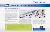 Ausgabe Frühjahr 2011 PSS TICKER · GPC/SEC-Massenspektrometrie (MS) und dem WinGPC MS-Modul Abb. 1 In 2011 gibt es viel Neues bei der Kopplung von GPC/SEC mit MS-Geräten. In den