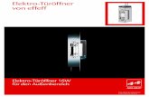 Elektro-Türöffner von effeff - card-sys.comcard-sys.com/data/download/effeff_04_EMZ_16W_Katalog_DE.pdf · 6 Die gängigsten Modelle in der Übersicht Elektro-Türöffner 6W Elektro-Türöffner