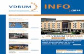 Unbenannt-6 - vdbum-info.de · 1·14 5 VDBUM GROSSSEMINAR 2014 Das jährlich im Februar stattﬁ n-dende VDBUM-Großseminar ist das erste große Branchentref-fen im Jahr. Kamen hier