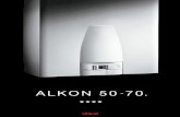 ALKON 50 70 - Startseite - Unical DeutschlandALKON" steht für Spitzentechnologie ALKON 50 und ALKON 70 sind leistungsstarke, kompakte ( 26,6 cm tief) und bedienungsfreundliche Gas-Brennwertkessel.