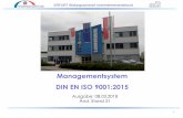 Managementsystem DIN EN ISO 9001:2015 - ebz-verbund.de · Es werden alle für die Firma zutreffenden Teilprozesse beschrieben. ... dokumen - tation Seminar - durch - führung Prüfung