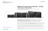 HPE ProLiant Rack- und Tower-Server · Virtualisierung und Multifunktionalität, die aus Microsoft® Windows Server® 2016, ClearOS™/ ClearVM oder VMware® (für die Virtualisierung)