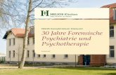 HELIOS Hanseklinikum Stralsund 30 Jahre Forensische ... · 10 11 Das Fachgebiet Forensische Psychiatrie kann in Stralsund klinisch auf eine über 100-jährige Geschichte zurückblicken.