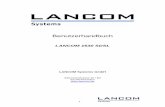 Benutzerhandbuch LANCOM 1630 SDSL · • Paket-Filter Firewall (Ports and Protokolle) • DHCP Client/Server und DNS Relay 3.1 LAN Interfaces ... Das Flash-ROM enthält eine permanente