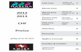 PL CHF D 12 - deillon.ch · Preise CHF 2012-2013 2 Garantie-Bestimmungen Hasena • Alle unser e Produkte werden mit höchster Sorgfalt aus hochwertigen Materialien gefertigt.