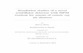 Simulation studies of a novel scintillator detector with ...hebbeker/theses/wirtz_bachelor.pdf · Simulation studies of a novel scintillator detector with SiPM readout for muons ...