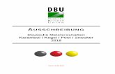 Deutsche Meisterschaften Karambol / Kegel / Pool … / Kegel / Pool / Snooker 2018 Stand: 06.09.2018 Deutsche Billard-Union e.V. Ausschreibung – Deutsche Meisterschaften 2018 –