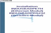 Installation INDUSBADPETH (Ethernet-Modul) INDUSBADPRS232 ... · Installation INDUSBADPETH (Ethernet-Modul) INDUSBADPRS232 (Serielles-Modul) 5 © QUANCOM Informationssysteme GmbH