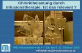 Chloridbelastung durch Infusionstherapie: Ist das relevant · sodium chloride was added to tap-water drawn from certain source of supply ... Chlorid – Gehalt von Infusionslösungen.