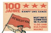 Jahre Novemberrevolution Kampf ums ganze - dkp-rlp.de · Gründung der KPD, mag es angesichts der zugespitzten eahr on assenahn, aschismus und rieg ermes-sen scheinen, noch um das