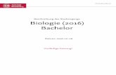 Beschreibung des Studiengangs Biologie (2016) Bachelor · Naturwissenschaftliches Modul (NAT) NAT 00 Moderne Aspekte der Biologie 2 NAT 01 Mathematik 3 ... Orbitalmodell), über Bindungsmodelle