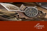 Deutsche Uhren seit 1925 - laco-watches.com · 4 5 Nichts fliegt schneller als die Zeit. Sie ist so vergänglich, schenkt uns aber diese kostbaren Momente, in denen sie still-zustehen
