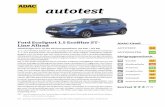 Ford EcoSport 1.5 EcoBlue Allrad - adac.de · autotest Ford EcoSport 1.5 EcoBlue ST-Line Allrad Fünftüriges SUV in der Kleinwagenklasse (92 kW / 125 PS) uter Überblick, leichter