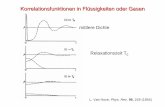 Korrelationsfunktionen in Flüssigkeiten oder · PDF fileKorrelationsfunktionen in Flüssigkeiten oder Gasen L. Van Hove, Phys. Rev. 95, 249 (1954) mittlere Dichte ... monoklin. M.
