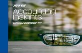 Accounting Insights - assets.kpmg · Inhalt Vorwort 3 1esentliche Neuerungen W 4 2ichtigste Auswirkungen W 5 3nwendungs A bereich des neuen Standards 6 4msatzrealisierung in fünf