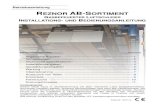 Betriebsanleitung REZNOR AB-S ORTIMENT air curtain_0614..pdf · 2 1. Allgemeine Angaben Hiermit stellen wir die neuen gasbefeuerten „Reznor AB“ Luftschleier-Modelle vor. Örtliche