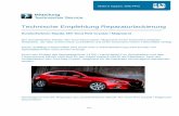 Technische Empfehlung Reparaturlackierung · 1/14 Mitteilung Technische Empfehlung Reparaturlackierung . Sonderfarbton Mazda 46V Soul Red Crystal / Magmarot . Der Sonderfarbton Mazda