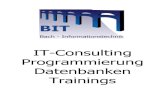 IT-Consulting Programmierung Datenbanken Trainingswolfgang-bach-informatik.de/data/documents/Bach-IT-Info.pdf · 11 Fibro 15.10.2010 12.12.2012 2012 Datenbankprogrammierung Access