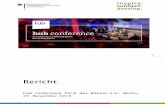 Bericht - bmz.de · Gründung der Make-IT Allianz auf der hub conference 2016 Viele digitale innovative Ideen und Lösungen kommen bereits aus Entwicklungsländern. Junge Tüftler