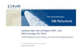 Update über die erfolgten OPS und DRG Anträge - degir.de · Update über die erfolgten OPS‐und DRG‐Anträge für 2014 Hamburg, 29. Mai 2013 Dr. med. Mathias Bosch (Senior Consultant)