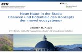 Neue Natur in der Stadt: Chancen und Potentiale des ...urban-nbs.de/fileadmin/files/pdf/04_Klaus_ETH.pdf · Abiotik (Nährstoff-depositionen, veränderte Böden & Hydrologie …)