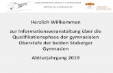 Herzlich Willkommen zur Informationsveranstaltung über die ...zeppelin-gymnasium.de/media/Schueler/oberstufe/2019/Neu April 17... · einjähriges gelenktes Praktikum. ... Horst Peper
