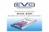 Bedienungsanleitung BSL100 - evc.de · EVC electronic GmbH -4- BSL100 Manual BSL100 Modul Bild 1 Typische Geräteanordnung bei BOSCH-Steuergeräten: BSL100 Modul, BSL130 Tastkopf