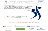 Deutsche Nachwuchsmeisterschaften im Eiskunstlaufen 2018 · PDF file40 Clara KELLERMANN KEK NRW 41 Fiona MEISGEN EVK NRW 42 Michelle MINOR EJEKL NRW 43 Jasmin WIERTZ DEG NRW . Deutsche
