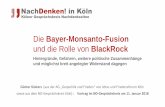 Die Bayer-Monsanto-Fusion und die Rolle von BlackRock · von 6,2 % bei DuPont und 6,0% bei Dow Chemical stark vertreten. „Allein im Pharmabereich haben die 15 größten Fusionen
