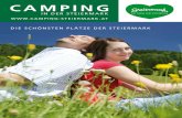 Camping · 8  die beSten UrlaUbSaUSSichten aUf den SchönSten SPazier- Und wanderwegen zU UnvergeSSlichen camPingferien Das Grüne Herz Österreichs zeigt sich zwi-