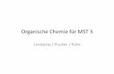 Organische Chemie für MST 3 Studis - cpi.uni-freiburg.de · Ether (2) • Lösemittel, z.B. für Fettextraktion • Wurde früher als Narkosemittel eingesetzt aus: Paula Bruice,