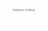 Diabetes mellitus - wuecampus2.uni-wuerzburg.de · • meist schlechtere Stoffwechsel-Einstellung als bei intensivierter Ther. • bei T1DM nur noch selten (bei sehr jungen/alten
