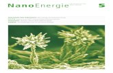 Nano Energie 5 - uni-due.de · Nano Energie 5 FORSCHUNG UND WIRTSCHAFT Neue Energie durch Nanoforschung POLITIK Interview mit NRW-Umweltminister Johannes Remmel NANOEVENT Nachlese