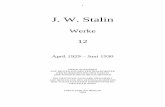 J. W. Stalin - kpd-ml.org · Gestützt auf den Genossenschaftsplan W. I. Lenins, arbeitet J. W. Stalin die Theorie der Kollektivierung der Landwirtschaft aus und weist die praktischen