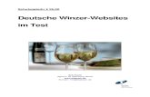Deutsche Winzer-Websites im Test - dasteam.de · aus allen deutschen Anbaugebieten nach festgelegten Kriterien, die größtenteils objektiv und teils auch subjektiv waren, ausgewertet.