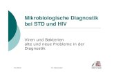 Mikrobiologische Diagnostik bei STD und HIV [Schreibgesch tzt] · 01/2010 M. Obermeier Lues-Serologie I negativ negativ negativ positiv FTA-ABS-IgM negativ negativ negativ keine Lues