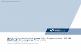 Halbjahresbericht zum 30. September 2018 Rak Emerging Markets · PDF fileSonstige Passiva -341.695,98-6.269.465,40 Fondsvermögen 266.126.935,53 Zurechnung auf die Anteilklassen Klasse
