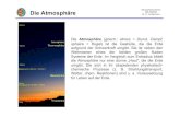 Atmosphärenchemie Die Atmosphäre - TU Braunschweig · 1781 Henry Cavendish misst die Zusammensetzung der Luft als 79.16% Stickstoff und 20.84% Sauerstoff. Atmosphärenchemie WS