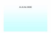 Alkaloide - SZIE AOTK · 4 Alkaloide vom Tetrahydropyrrol-, Pyridin, Piperidin-Typ N N CH 3 Nicotin farbloses Öl Vorkommen: als Hauptalkaloid in den Blättern und Wurzeln der Tabakpflanze